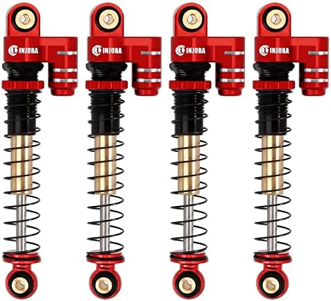Ingora 43мм шокови алуминиумски навој теле -абсорбер амортизер ги надградува додатоците за делови за аксијален SCX24 Gladiator Deadbolt C10
