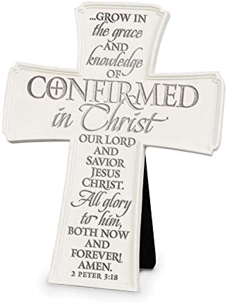 Христијанските производи на светилници потврдени во Христос Вајт 6 инчен каден камен крст фигура