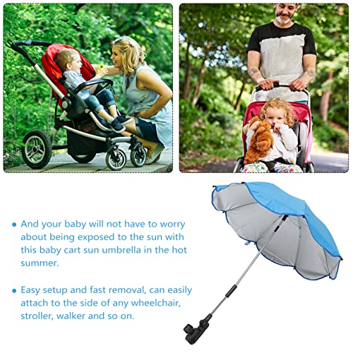 Додатоци за бебиња за бебиња Bebes Recien nacidos accesorios чадор за шетач за шетач за шетач, парасол сонце парасол клип на чадор за додатоци