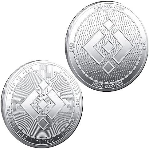 1оз Бинанс Комеморативна Монета Сребрена Бинанс Монета Бнб Монета Ограничено Издание Колекционерска Монета Сувенир Ходл Крипто