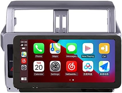 WOSTOKE 10.33 QLED/IPS 1600x720 Touchscreen CarPlay &засилувач; Android Auto Android Autoradio Автомобил Навигација Стерео Мултимедијален Плеер GPS Радио Dsp ForTOY*TA Landcruiser Прадо 2014-2017