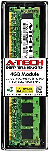 Замена на A-Tech 4GB RAM меморија за Samsung M393B5273DH0-YK0 | DDR3/DDR3L 1600MHz PC3L-12800R 2RX8 1.35V ECC RDIMM регистриран