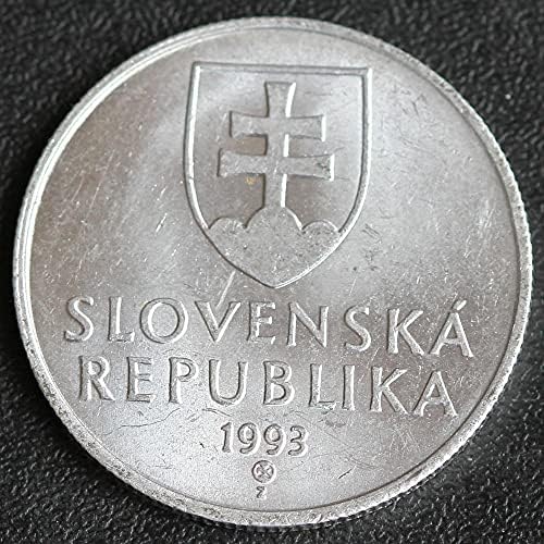 Европската Нова Словачка 20 Херле Монета 1994 Издание Странски Монета Меморијал