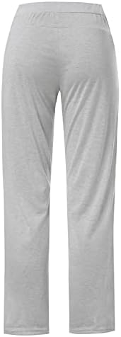 Дасајо женски лабава вклопена права џемпери панталони слаби чиста памучна џемпери за пешачење за пешачење, кои трчаат со мешунки со хулахопки