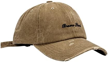 Menенски бејзбол капачиња обични капи со инспиративна изрека прилагодлива неконструирана летна памучна класична тато капа