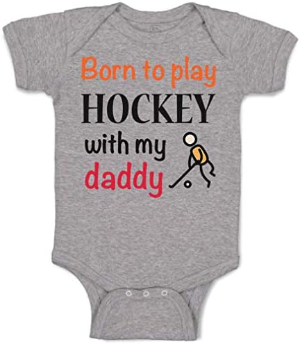 Обичај бебешко тело родено да си игра хокеј со памукот на татко ми татко ми памук