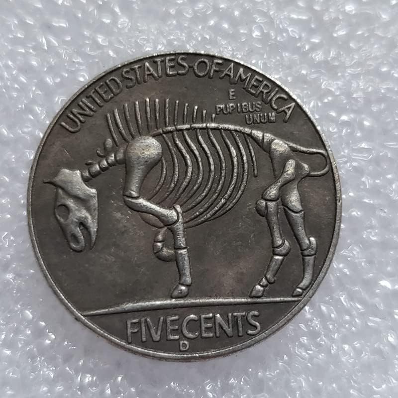 АВЦИТИ Антички Занаети Скитник Сребрена Монета Бафало Монета Копија Комеморативна Монета Странски Монета монета #570