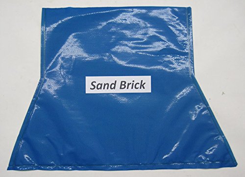Чанти од песок - Подобра торба со песок, 250 кутии, широка уста лесно пополнување, користи помалку песок, испреплетувања за јачина