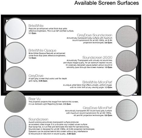 Вутек Ву-лесен wallиден монтажа на проекторот Екран 170in Diag 16: 10 | 2 1/2in црна кадифена рамка анти-безобразен филм за домашно