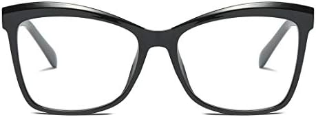 ЕЛФОР Жени Сина Светлина Блокирање Очила Cateye Tr Рамка Со Пролет Шарка Компјутерски Игри Очила Црна