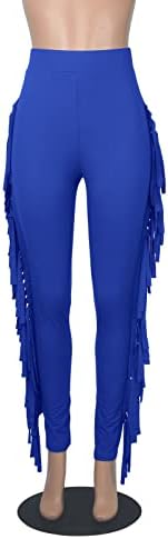 Ruziyoog женски обични панталони со високи половини со високи половини