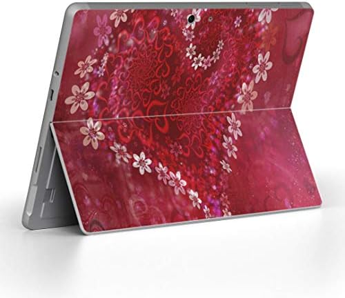 Декларална покривка на igsticker за Microsoft Surface Go/Go 2 Ultra Thin Protective Tode Skins Skins 001063 срце мал цвет
