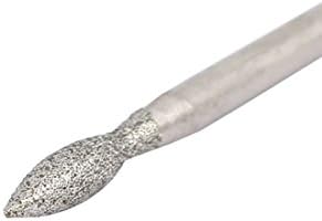 Делови и додатоци за мелница за мелница од 2,3 мм, 2,5 мм, камена глава, мелење бит дијамант монтиран за замена на мелница Точка 10 парчиња