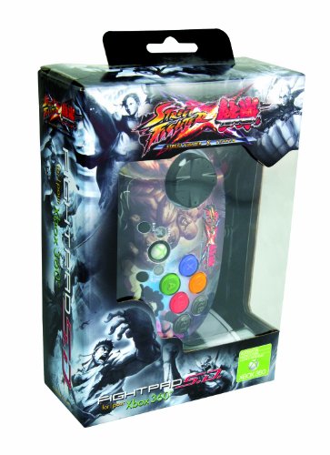 Mad Catz Street Fighter X Tekken - FightPad SD - Sagat & Dhalsim V.S. Hwoarang & Steve за Xbox 360