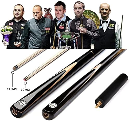 Qianmei Pool Cue Sticks 57in 19oz рачно изработен базен со базен со песни за базени за песни ， 1/2 Сплит машки професии за базени за