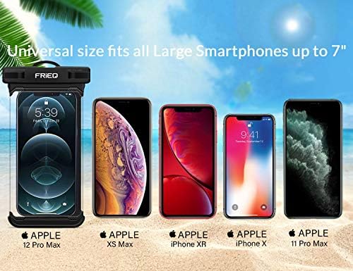 Фрик Водоотпорен Случај Мобилен Телефон Сува Торбичка за iPhone 11 / iPhone 11 Pro Max Xs Max XR XS X 8 7 6S ПЛУС, Samsung Galaxy S10 S10e S9 S8 +/Забелешка 9 8, пиксели 3 2 XL HTC LG Sony Moto До 7 Црна