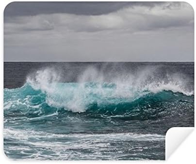 Море Океан Бран Наука Природа Слика Крпа За Чистење Екран Чистач 2 парчиња Велур Ткаенина