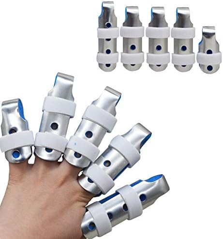 5 парчиња активирање на прстот, преклопки на прстите на молети, поддршка за прсти, поддршка за заштита на прстите за артритис на прсти, болка во активирање на прсти и