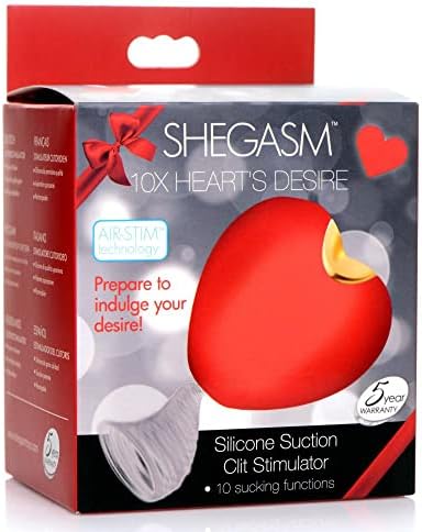 Семска тајна еуфорија 10x силиконска срцева вшмукување клит стимулатор/задоволство секс играчка за мажи и жени