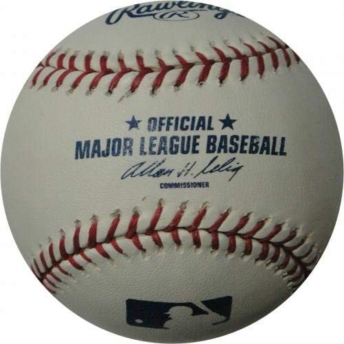 Елиан Херера рака потпиша автограмиран бејзбол во мајор лига Лос Анџелес Доџерс - Автограм безбол