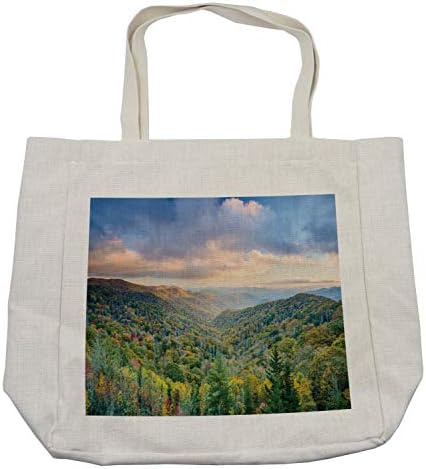 Амбесон Апалахиска торба за купување, есенска сцена на отворено фотографија од чадли планини Национален парк Тенеси, еколошка