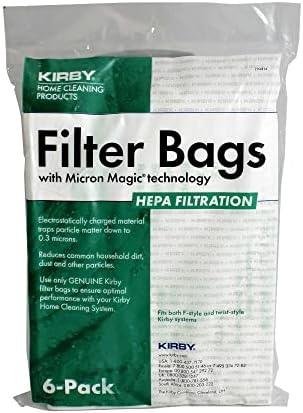 Kirby 204814 Micron Magic Hepa Filter Tags Plus 3 Belts Дел 301291