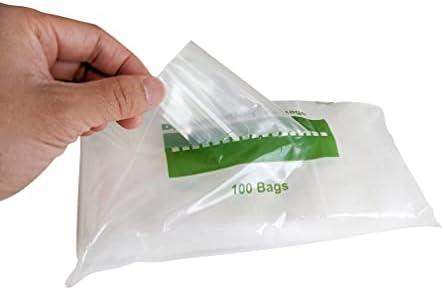 Меранти 4 мил, 4 ”x 6” патенти торби - чисти пластични поли -вреќи со тешка должност - одделение за храна