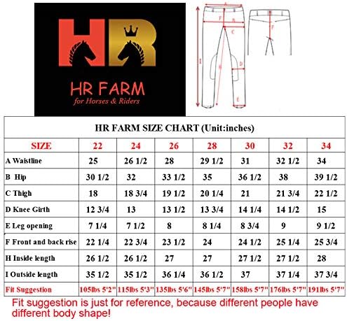 HR Farm Farm Women'sенски целосен седиште силиконски зафат на коњи со коњи џодпурс