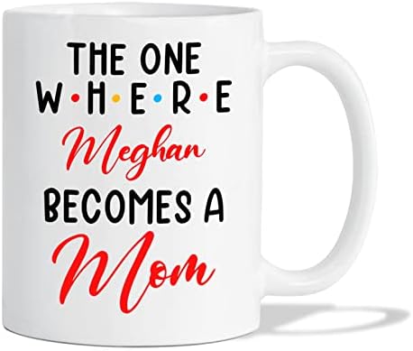Обичајна мама кафе кригла, оној каде станува мама кригла, нова мајка подарок, подароци за нова мама кригла, подарок за нова мајка,