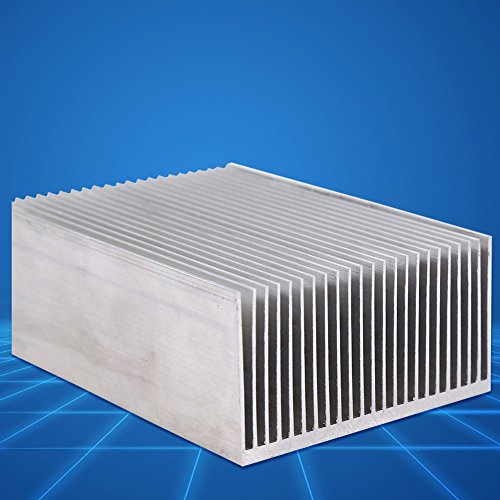 1 п.п. алуминиум загревање на топлината за топлина за топлина за ладење на LED засилувач Транзистор IC модул 100 * 69 * 36мм