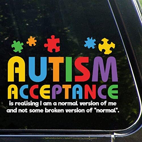 Загатка за прифаќање на аутизам за сложувалка за автомобили за аутизам, сложувалка за сложувалка, декорална поддршка за винил автомобили налепници за декорации см