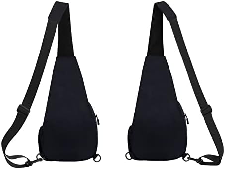 Хуа Ангел Цвета торба за прашка - Мал ранец на ранец на ранец за мажи жени пешачење за пешачење мини торба за градите Ден пакет