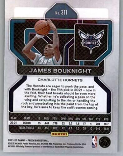 2021-22 Panini Prizm 311 James Bouknight Charlotte Hornets RC RC Dookie NBA кошаркарска база Трговска картичка