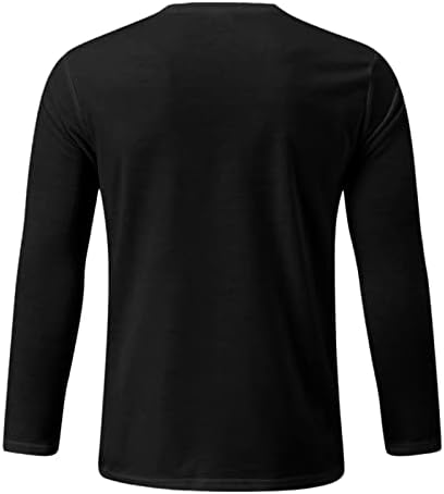 Gdjgta мажи моден костум печати обичен спортски фитнес фитнес на отворено, маица со долги маж високи кошули со долг ракав