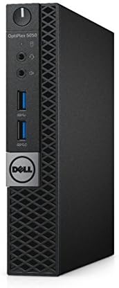 Dell 88C5K OptiPlex 5050 МИКРО Десктоп КОМПЈУТЕР Со Intel Core i5-7500T, 8GB RAM МЕМОРИЈА, 128gb SSD, Црна