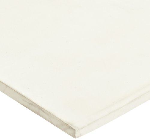 ЕПДМ лист, бел, 0,25 дебела, ширина од 12, 24 должина, 40А Дурометар, ФДА во согласност