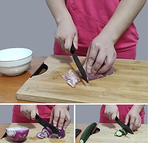 Кујнски Керамички Нож Поставете Професионален Нож Со Обвивки, Супер Остри Отпорни На Дамки Отпорни На ' Рѓа