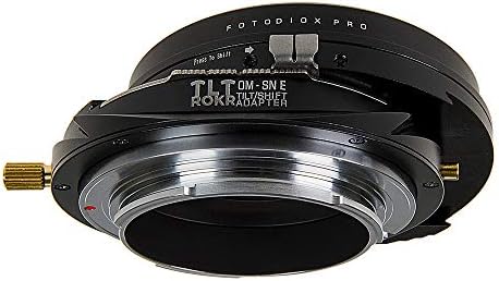 FOTODIOX PRO TLT ROKR - Адаптер за монтирање на леќи за навалување/смена за Олимп Зуико 35мм SLR леќи на Sony Alpha E -Mount Birrirless