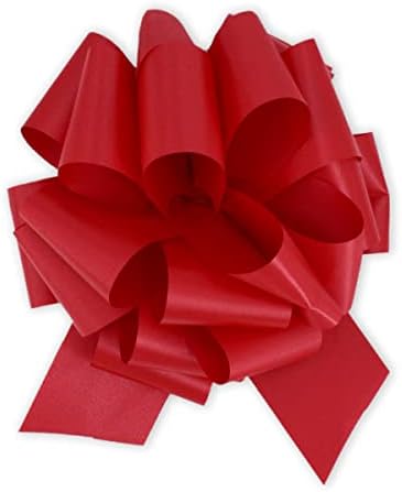 InstaBows 3 Пакет Црвена Повлече Лакови За Подарок Завиткување &засилувач; Кошеви 8 Инчен Совршен Голем Подарок Лак За Божиќ Подароци