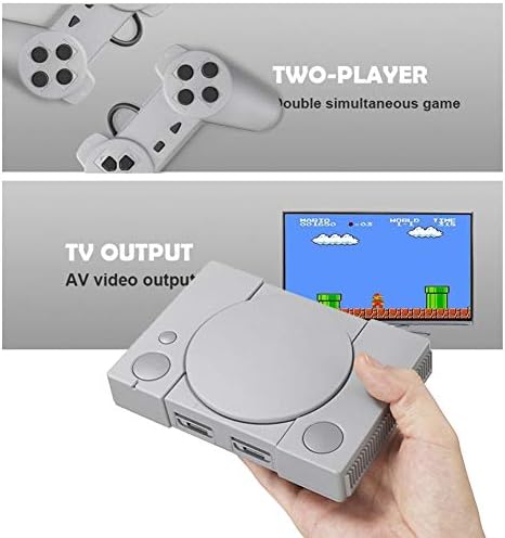 Конзола за ретро-игра со вкупна продавница 2 чувствителни џојстици, вградена конзола за видео игри 620 класични видео игри, 8-битна PS1