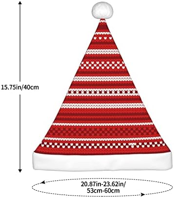 Божиќ ПРЕДВОДЕНА Шапка, светла декорација шапка, дедо мраз шапка, Возрасни кадифен прозрачна Божиќ шапка, Унисекс удобно и мек добар допир, божиќ И Нова година праз?