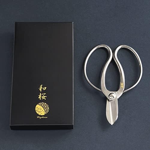 Вазакура изработена во Јапонија Јасуги не'рѓосувачки челик Koryu ножици 6.5 Професионална цветна алатка Икебана, јапонски цвет Кадо Хасами
