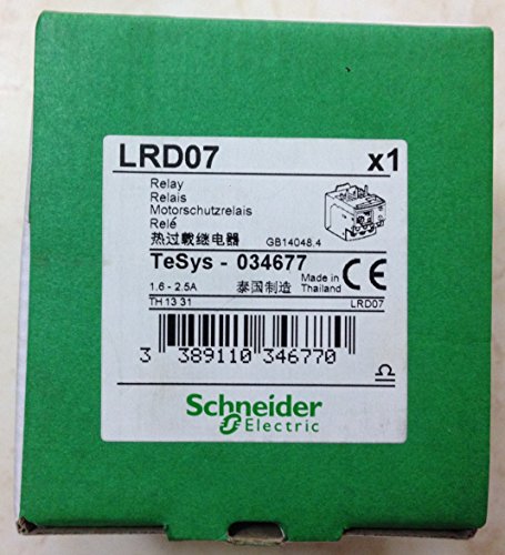 Square D. Company LRD07 1.6/2.5A Реле за преоптоварување
