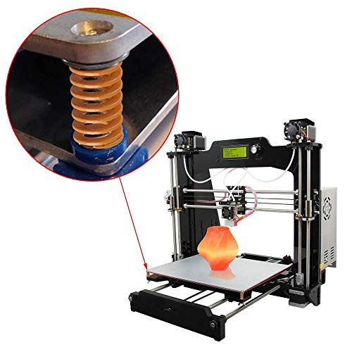 MROMAX 3D печатач умираат пролет 20мм ОД 25мм долга спирала за печатење на светло за компресија на светлина, умираат пролетни жолти 1pcs