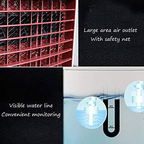 TWDYC Подвижен Вентилатор За Климатизација Вентилатор За Ладење Вода За Домаќинство Ладно Ладење Голем Резервоар За Вода