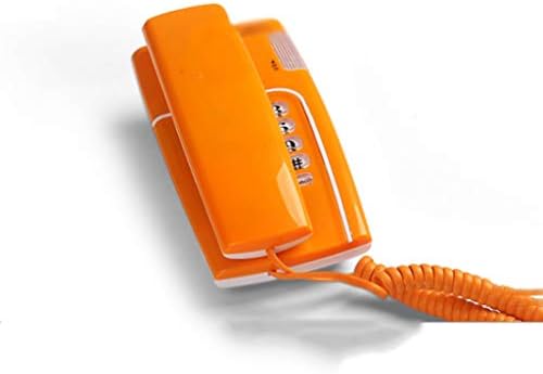 XJJZS Wallиден телефон, мини десктоп кабел фиксен телефонски фиксен телефонски wallид што може да се монтира во пазуви