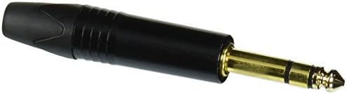 Сеизмички аудио SAPT254 3-пол 1/4-инчен машки стерео кабелски конектор-црно и злато