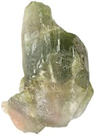 GemHub заздравување кристал груб AAA+ зелен турмалин камен мал 6,50 ct. Лабава скапоцен камен за завиткување на жица, декорација