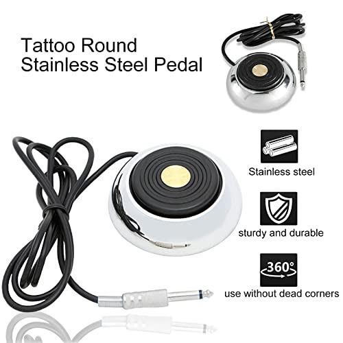 Кабел за педали за нозе и кабел за тетоважа - прекинувач за педали за нозе на нозе 360 степени тркалезна челик за контрола на педалата и кабелот