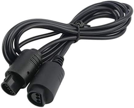 Ycyg 6 кабелски кабел за продолжување на нозете за Nintend 64 N64 Контрола на контролорот Црна